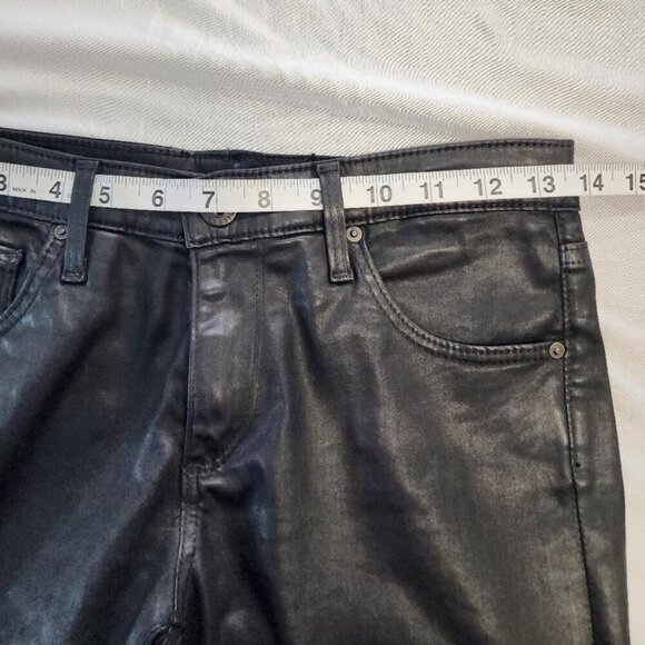AG The Legging Ankle Moto Super Skinny Ankle Metallic, sz 26 - Picture 7 of 8